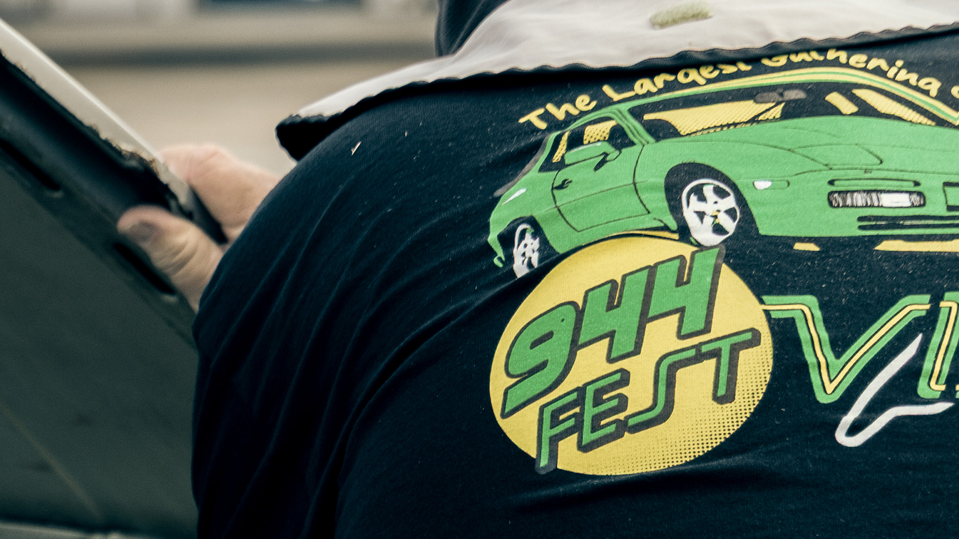Person wearing 944Fest shirt