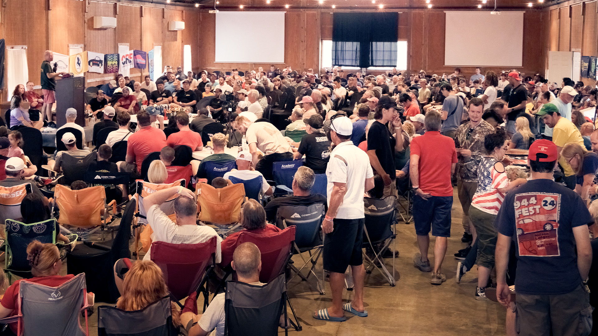 Community gathering indoors